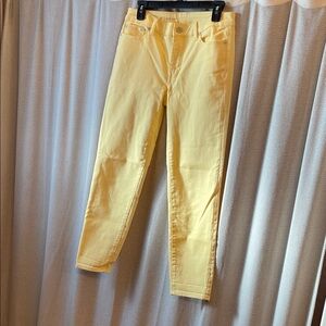 Talbots Yellow Slim Ankle Jeans